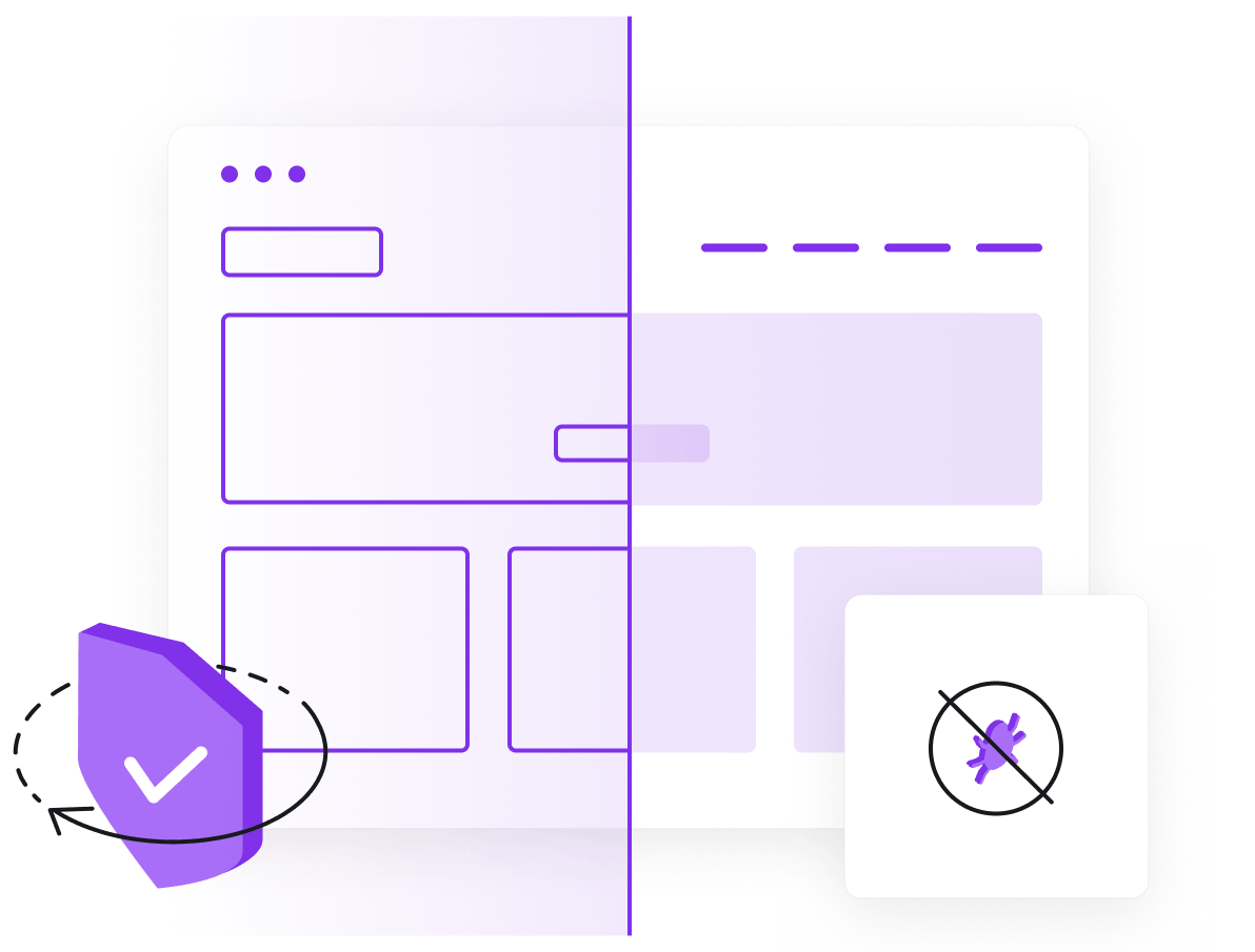 Professional security features for your website